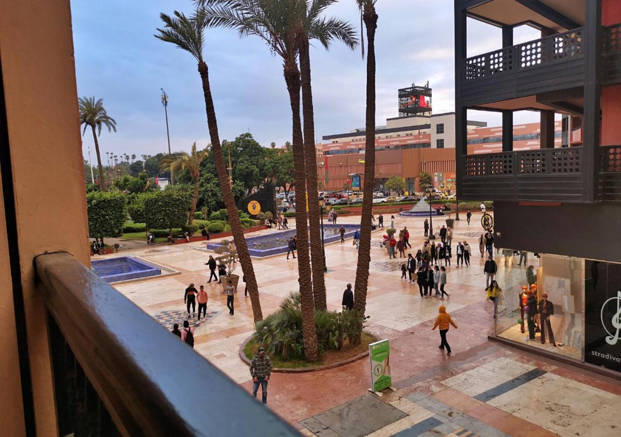 Appartement Haut Standing Gueliz Plaza Avec Vue Marrakesch Exterior foto